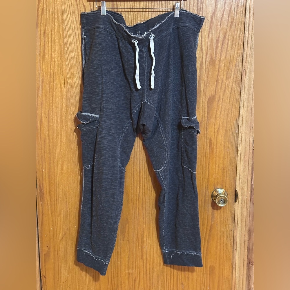 Zumba Fitness Dark Gray Joggers with White Drawstring